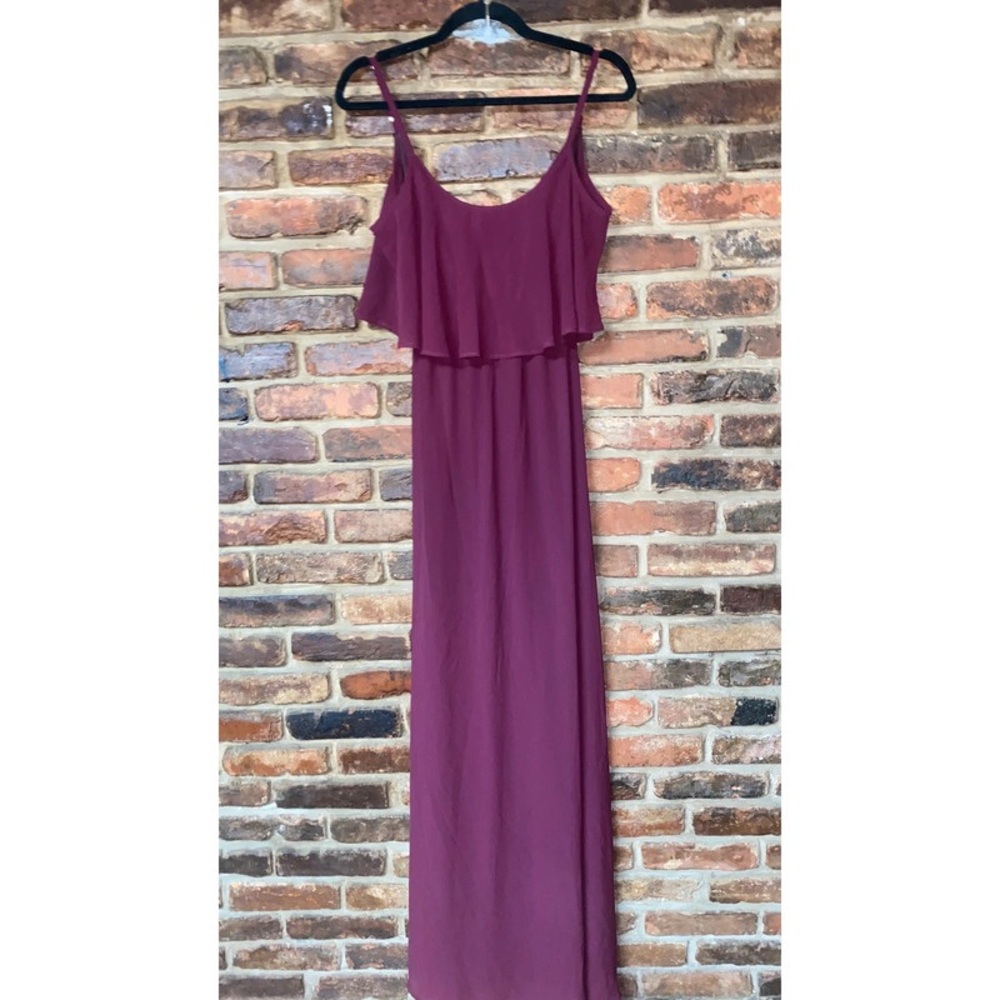 Elegant Purple Maxi Dress